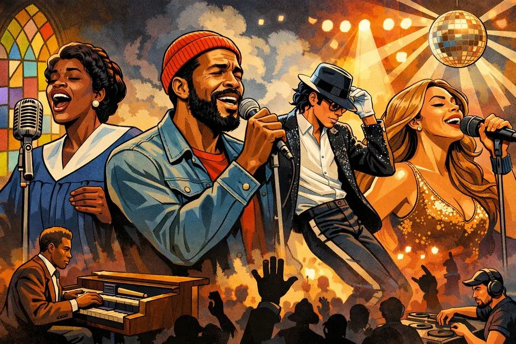 From Gospel to Modern Vocal Pop: How Sacred Song Became the Sound of Global Music quiz cover