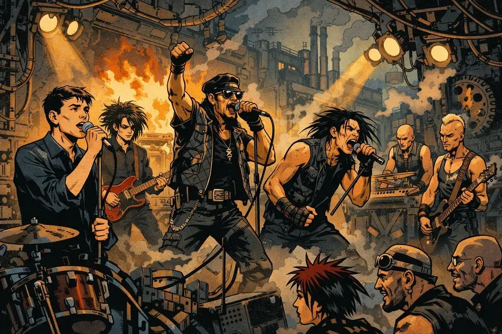 From Post-Punk to Industrial Metal quiz cover